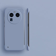 Hard Rigid Plastic Matte Finish Frameless Case Back Cover for Oppo Find X6 5G Lavender Gray