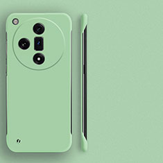 Hard Rigid Plastic Matte Finish Frameless Case Back Cover for Oppo Find X7 Ultra 5G Matcha Green