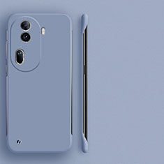 Hard Rigid Plastic Matte Finish Frameless Case Back Cover for Oppo Reno11 Pro 5G Lavender Gray