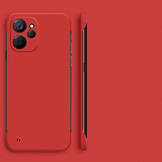 Hard Rigid Plastic Matte Finish Frameless Case Back Cover for Realme 10 5G Red