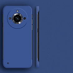 Hard Rigid Plastic Matte Finish Frameless Case Back Cover for Realme 11 Pro+ Plus 5G Blue