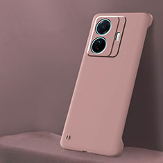 Hard Rigid Plastic Matte Finish Frameless Case Back Cover for Vivo T1 5G Pink
