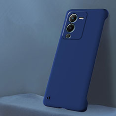 Hard Rigid Plastic Matte Finish Frameless Case Back Cover for Vivo V25 Pro 5G Blue