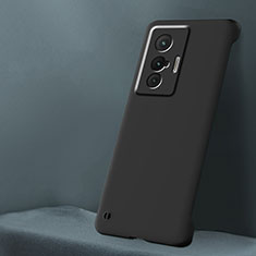 Hard Rigid Plastic Matte Finish Frameless Case Back Cover for Vivo X70 5G Black
