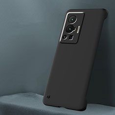 Hard Rigid Plastic Matte Finish Frameless Case Back Cover for Vivo X70 Pro 5G Black