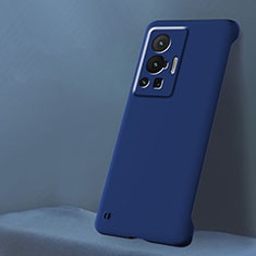 Hard Rigid Plastic Matte Finish Frameless Case Back Cover for Vivo X70 Pro 5G Blue