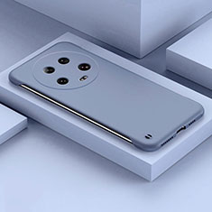 Hard Rigid Plastic Matte Finish Frameless Case Back Cover for Xiaomi Mi 13 Ultra 5G Lavender Gray