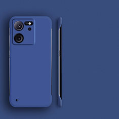Hard Rigid Plastic Matte Finish Frameless Case Back Cover for Xiaomi Mi 13T 5G Blue