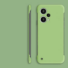 Hard Rigid Plastic Matte Finish Frameless Case Back Cover for Xiaomi Poco F5 5G Matcha Green
