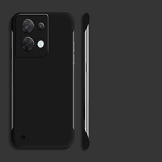Hard Rigid Plastic Matte Finish Frameless Case Back Cover for Xiaomi Redmi Note 13 5G Black