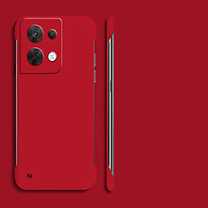 Hard Rigid Plastic Matte Finish Frameless Case Back Cover for Xiaomi Redmi Note 13 5G Red