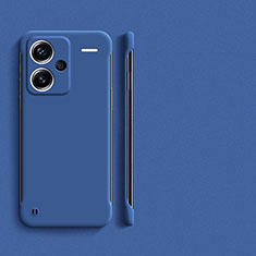 Hard Rigid Plastic Matte Finish Frameless Case Back Cover for Xiaomi Redmi Note 13 Pro+ Plus 5G Blue