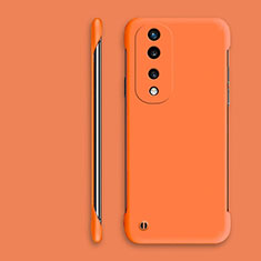 Hard Rigid Plastic Matte Finish Frameless Case Back Cover P01 for Huawei Honor 70 Pro 5G Orange