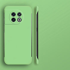 Hard Rigid Plastic Matte Finish Frameless Case Back Cover P01 for OnePlus 11 5G Matcha Green