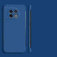 Hard Rigid Plastic Matte Finish Frameless Case Back Cover P01 for OnePlus 11R 5G Blue