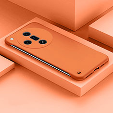 Hard Rigid Plastic Matte Finish Frameless Case Back Cover P01 for Oppo Find X7 5G Orange