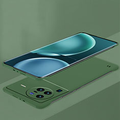 Hard Rigid Plastic Matte Finish Frameless Case Back Cover P01 for Vivo X80 5G Midnight Green