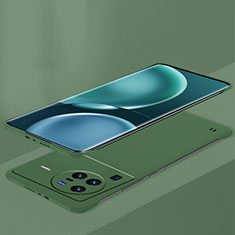 Hard Rigid Plastic Matte Finish Frameless Case Back Cover P01 for Vivo X80 Pro 5G Midnight Green