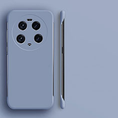 Hard Rigid Plastic Matte Finish Frameless Case Back Cover P01 for Xiaomi Mi 13 Ultra 5G Lavender Gray