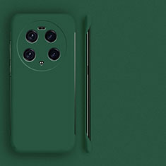 Hard Rigid Plastic Matte Finish Frameless Case Back Cover P01 for Xiaomi Mi 13 Ultra 5G Midnight Green