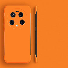 Hard Rigid Plastic Matte Finish Frameless Case Back Cover P01 for Xiaomi Mi 13 Ultra 5G Orange