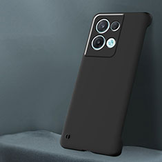 Hard Rigid Plastic Matte Finish Frameless Case Back Cover P01 for Xiaomi Redmi Note 13 5G Black