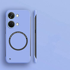Hard Rigid Plastic Matte Finish Frameless Case Back Cover with Mag-Safe Magnetic for OnePlus Ace 2V 5G Clove Purple