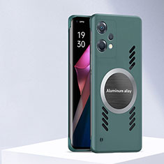 Hard Rigid Plastic Matte Finish Frameless Case Back Cover with Mag-Safe Magnetic for Realme Narzo 50 Pro 5G Green