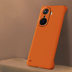 Hard Rigid Plastic Matte Finish Frameless Case Back Cover Z01 for Huawei Honor 60 5G Orange