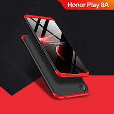 Hard Rigid Plastic Matte Finish Front and Back Case 360 Degrees Q01 for Huawei Honor Play 8A Black