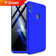 Hard Rigid Plastic Matte Finish Front and Back Case 360 Degrees Q01 for Huawei P Smart (2019) Blue