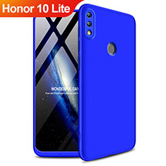 Hard Rigid Plastic Matte Finish Front and Back Cover 360 Degrees for Huawei Honor 10 Lite Blue