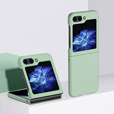Hard Rigid Plastic Matte Finish Front and Back Cover Case 360 Degrees BH3 for Samsung Galaxy Z Flip5 5G Matcha Green