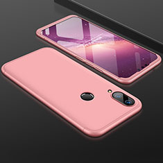 Hard Rigid Plastic Matte Finish Front and Back Cover Case 360 Degrees for Huawei Enjoy 9 Plus Rose Gold