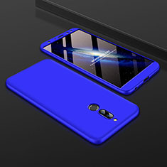 Hard Rigid Plastic Matte Finish Front and Back Cover Case 360 Degrees for Huawei G10 Blue