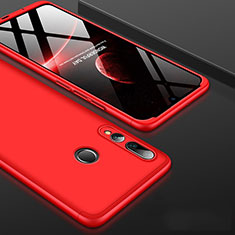 Hard Rigid Plastic Matte Finish Front and Back Cover Case 360 Degrees for Huawei Honor 20i Red