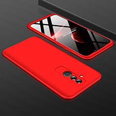 Hard Rigid Plastic Matte Finish Front and Back Cover Case 360 Degrees for Huawei Mate 20 Lite Red