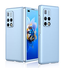 Hard Rigid Plastic Matte Finish Front and Back Cover Case 360 Degrees for Huawei Mate X2 Blue