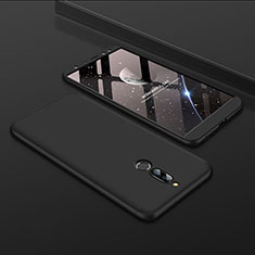 Hard Rigid Plastic Matte Finish Front and Back Cover Case 360 Degrees for Huawei Nova 2i Black