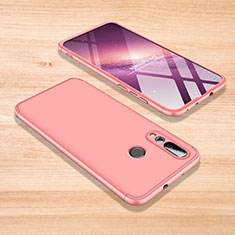 Hard Rigid Plastic Matte Finish Front and Back Cover Case 360 Degrees for Huawei Nova 4 Rose Gold