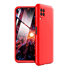 Hard Rigid Plastic Matte Finish Front and Back Cover Case 360 Degrees for Huawei Nova 7i Red