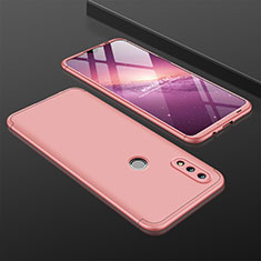 Hard Rigid Plastic Matte Finish Front and Back Cover Case 360 Degrees for Huawei P Smart (2019) Rose Gold