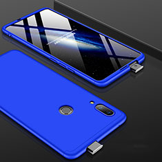 Hard Rigid Plastic Matte Finish Front and Back Cover Case 360 Degrees for Huawei P Smart Z Blue