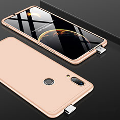 Hard Rigid Plastic Matte Finish Front and Back Cover Case 360 Degrees for Huawei P Smart Z Gold