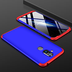 Hard Rigid Plastic Matte Finish Front and Back Cover Case 360 Degrees for Nokia X7 Mixed