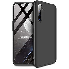 Hard Rigid Plastic Matte Finish Front and Back Cover Case 360 Degrees for Realme X2 Black