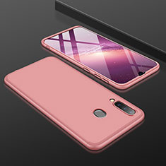 Hard Rigid Plastic Matte Finish Front and Back Cover Case 360 Degrees for Samsung Galaxy A30 Rose Gold