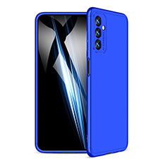 Hard Rigid Plastic Matte Finish Front and Back Cover Case 360 Degrees for Samsung Galaxy M13 4G Blue