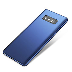 Hard Rigid Plastic Matte Finish Front and Back Cover Case 360 Degrees for Samsung Galaxy Note 8 Blue