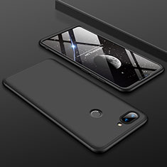 Hard Rigid Plastic Matte Finish Front and Back Cover Case 360 Degrees for Xiaomi Mi 8 Lite Black